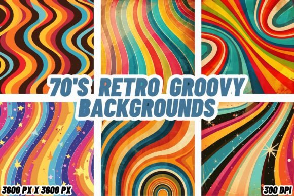 70's Retro Groovy Backgrounds: A Designer's Nostalgic Toolkit