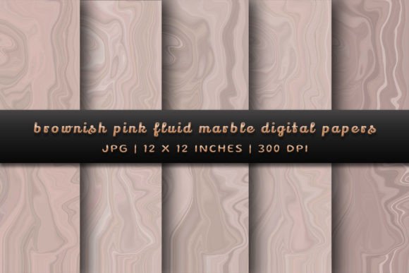 Brownish Pink Fluid Marble: The Designer's New Favorite Background