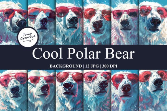 Chill Out Your Designs with Cool Polar Bear Backgrounds