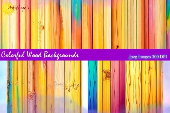 Colorful Wood Backgrounds: A Designer's Go-To for Organic Vibrancy