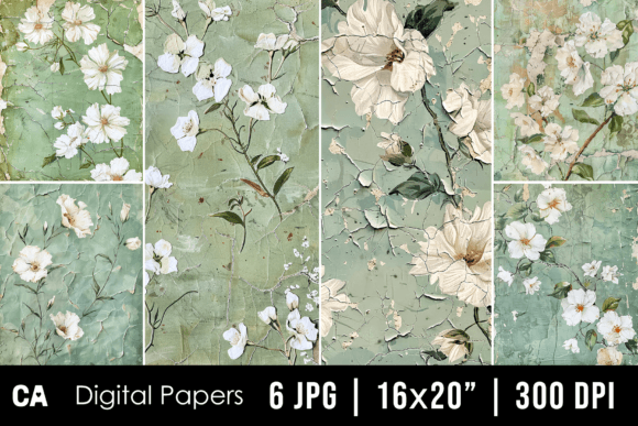 Designing with Timeless Sage Green Floral Backgrounds