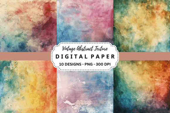 Elevate Your Brand with Vintage Abstract Texture Backgrounds