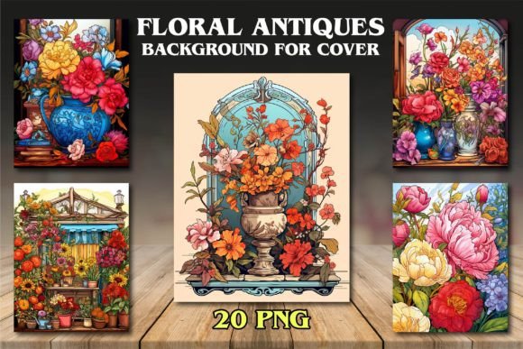 Floral Antiques Backgrounds for Covers: A Designer's Guide