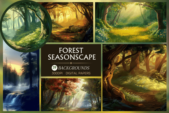Forest Seasonscape: A Digital Collection for Creative Professionals