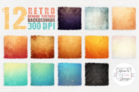 Retro Grunge Texture Backgrounds: Adding Authentic Vintage Depth