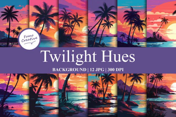 Twilight Hues Backgrounds: Elevating Your Digital Designs