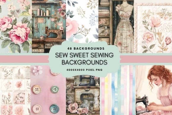 Unleash Your Creativity with Sew Sweet Sewing Backgrounds